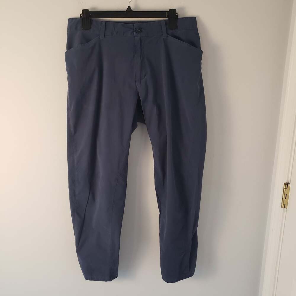Mountain Hardwear Men’s Blue Hiking Pants Size 32X30 Stretch Nylon Outdoor Trail